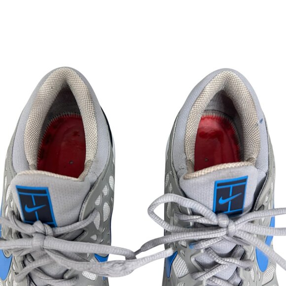 Nike Zoom Cage 3 "Rafa Nadal" Gray/blue Preowned Men's Sneakers Size 15 - Picture 10 of 12